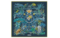 DIOR Silk Scarves Women's Blue