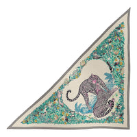 HERMES Shawls Women's Steel Gray/Natural/Multicolor