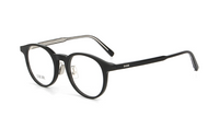DIOR Plate Frame Round Eyeglass Frames Unisex Black