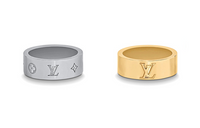 LOUIS VUITTON Lv Instinct Set Of 2 Rings