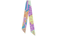 HERMES Silk Scarves Women's Light Purple