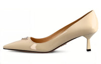 PRADA Slim Heel High Heels 5.5cm Women's Ivory