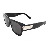 DIOR Acetate Irregular Shape Sunglasses Men's Black