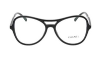 CHANEL - Aviator Eyeglass Frames Women's Black