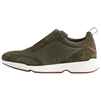 Loro Piana Modular Walk Low-Top Casual Shoes Men's Army Green