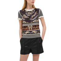 HERMES T-Shirt Women's Chestnut