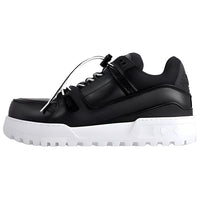 LOUIS VUITTON Trainer Maxi Low-Top Casual Shoes Unisex Black