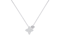 LOUIS VUITTON Lv Diamonds Double Pendant Round Brilliant Cut