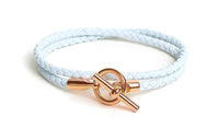 HERMES Bracelets Women's Light Blue