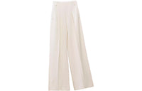 HERMES Casual Pants Women's White