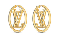 LOUIS VUITTON Louise Hoop Gm Earrings