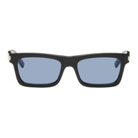 SAINT LAURENT Acetate Square Sunglasses Men's Black