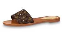LOUIS VUITTON Slide Slippers Women's Brown