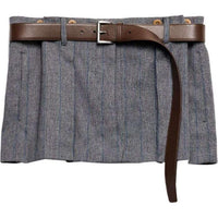 PRADA SS24 Casual Short Skirts Women's Gray