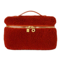 Loro Piana ExtraPocket Cotton Shoulder Bag Crossbody Bag Handbag Kids' Deep Red