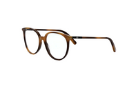 DIOR Irregular Shape Eyeglass Frames Unisex Tortoiseshell