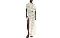 CHANEL Short-Sleeved Dresses Women's White