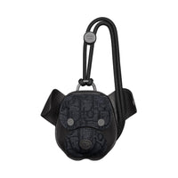DIOR Bobby Grained Calfskin Earphone Case Unisex Black