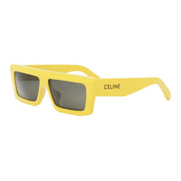 CELINE Acetate Aviator Sunglasses Women's Yellow