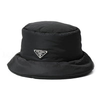 PRADA Recycled Nylon Bucket Hats Men's Black
