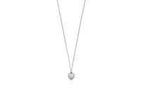 SAINT LAURENT Heart-Charm Chain Cuved Necklace