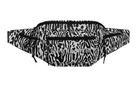 SAINT LAURENT Nux Nylon Sling Bag Fanny Pack Men's Black/White