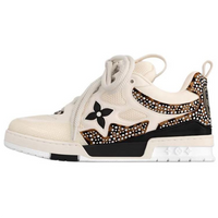 LOUIS VUITTON Skate 2025 Spring Men's Collection Mid-Top Skateboard Shoes Men's White