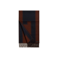 HERMES Cashmere Knit Scarves Unisex Cocoa