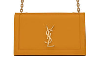SAINT LAURENT Smooth Leather Shoulder Bag Crossbody Bag Women's Deep Sunlight Color