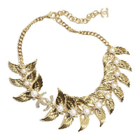 CHANEL Metal Necklaces Women's Gold