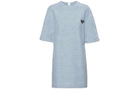 PRADA Short-Sleeved Dresses Women's Denim Blue