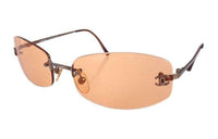 CHANEL 1990-2000s Rimless-lenses Sunglasses