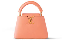 LOUIS VUITTON Capucines Leather Capusin Shoulder Crossbody Handbag Mini Women's Orange