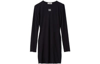 MIU MIU Long-Sleeved Dresses Women's Black
