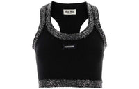 MIU MIU Tank Tops Women's Black
