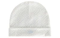 Loro Piana Cotton Beanies Baby White Blue