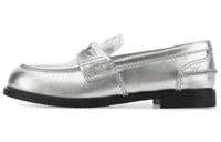 MIU MIU Penny Casual Single Shoes Women's Silver