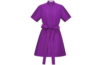 DIOR Short-Sleeved Dresses Women's Purple
