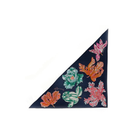 HERMES Cashmere Silk Shawls Women's Blue