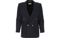 SAINT LAURENT Business Suits Women's Dark Blue