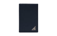 PRADA Saffiano Leather Wallet Men's Blue