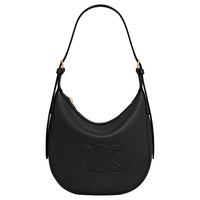 CELINE Soft Cow Leather Portable Crossbody Bag, Shoulder Bag Women's Black