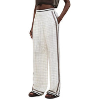 HERMES Casual Pants Women's White