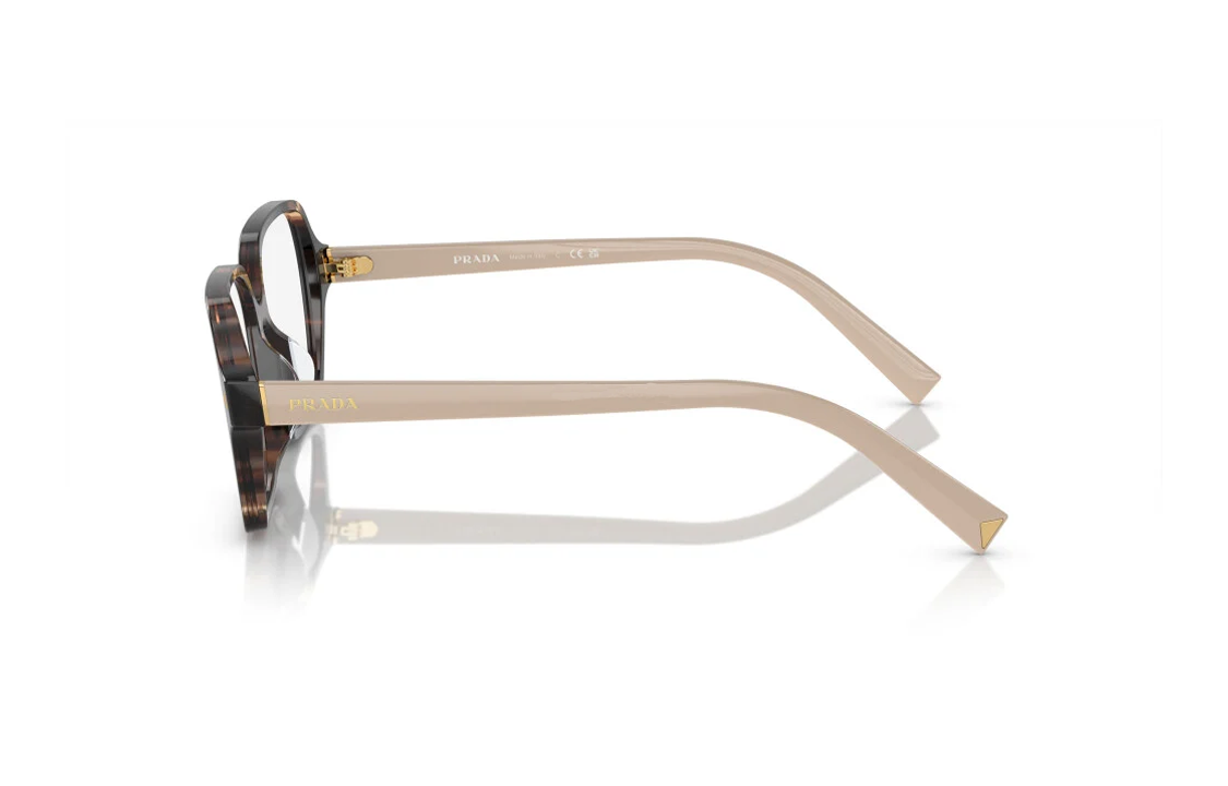 PRADA Acetyl Rectangular Eyeglass Frames Women's Tortoiseshell