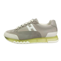 HERMES Low-Top Casual Shoes Men's Gray