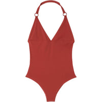 Loro Piana SS24 One-piece Swimsuit Women's Prickly Pear Red