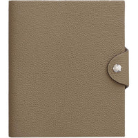 HERMES Togo Calfskin Storage Bag Unisex Beige
