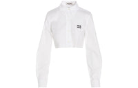 MIU MIU Crop Tops Women's White