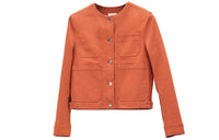 HERMES SS22 Denim Jacket Women's Orange