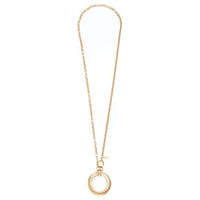 CHANEL 1990s Lupe Pendant Necklace